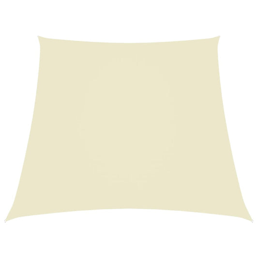 vidaXL Sunshade Sail Oxford Fabric Trapezium 3/4x3 m Cream