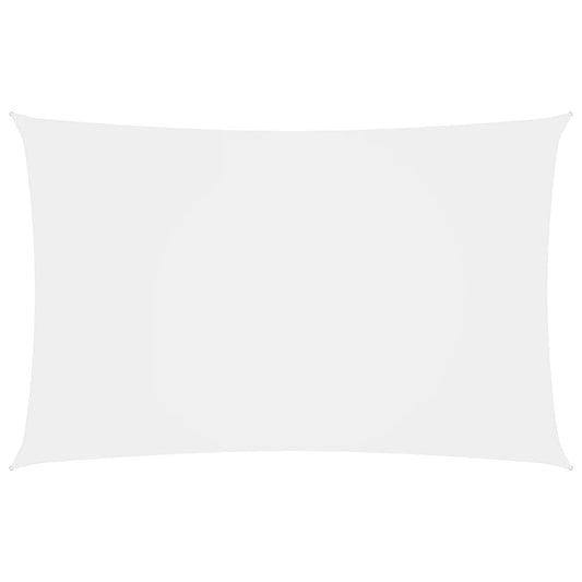 vidaXL Sunshade Sail Oxford Fabric Rectangular 2x5 m White