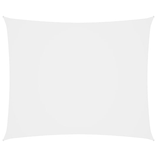 vidaXL Sunshade Sail Oxford Fabric Rectangular 4x5 m White