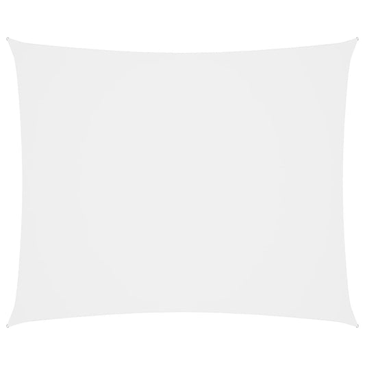 vidaXL Sunshade Sail Oxford Fabric Rectangular 5x7 m White