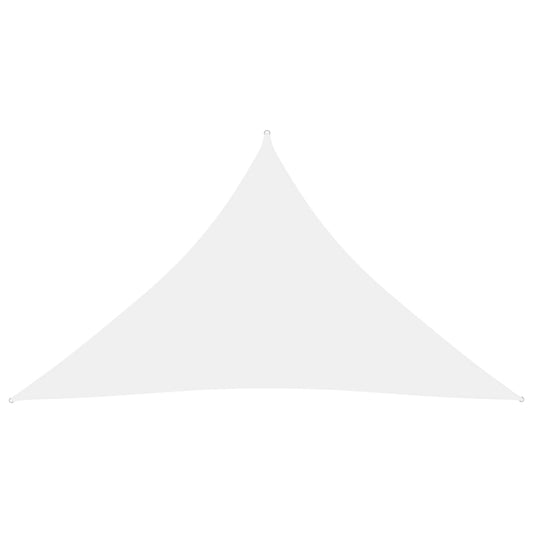 vidaXL Sunshade Sail Oxford Fabric Triangular 3x3x4.24 m White