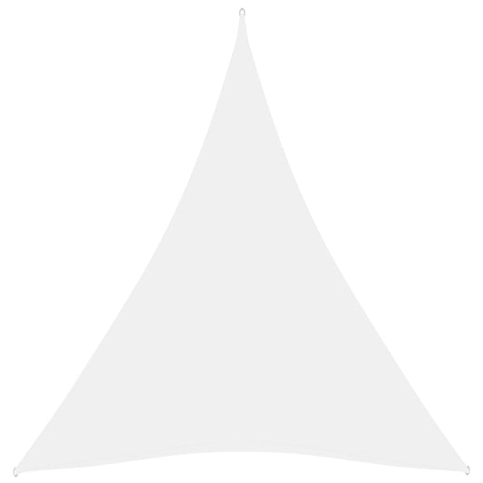 vidaXL Sunshade Sail Oxford Fabric Triangular 4x5x5 m White