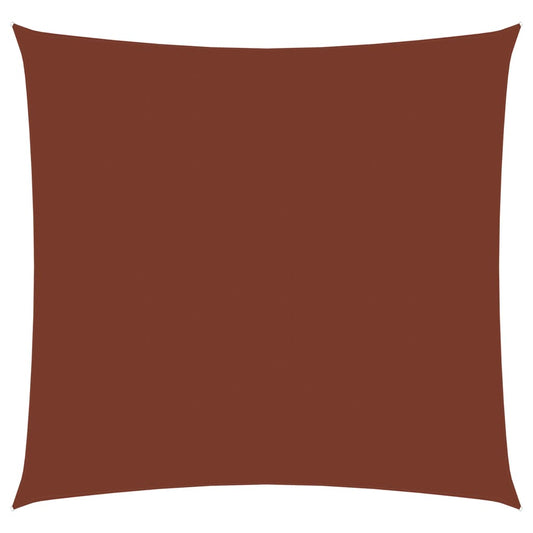vidaXL Sunshade Sail Oxford Fabric Square 6x6 m Terracotta