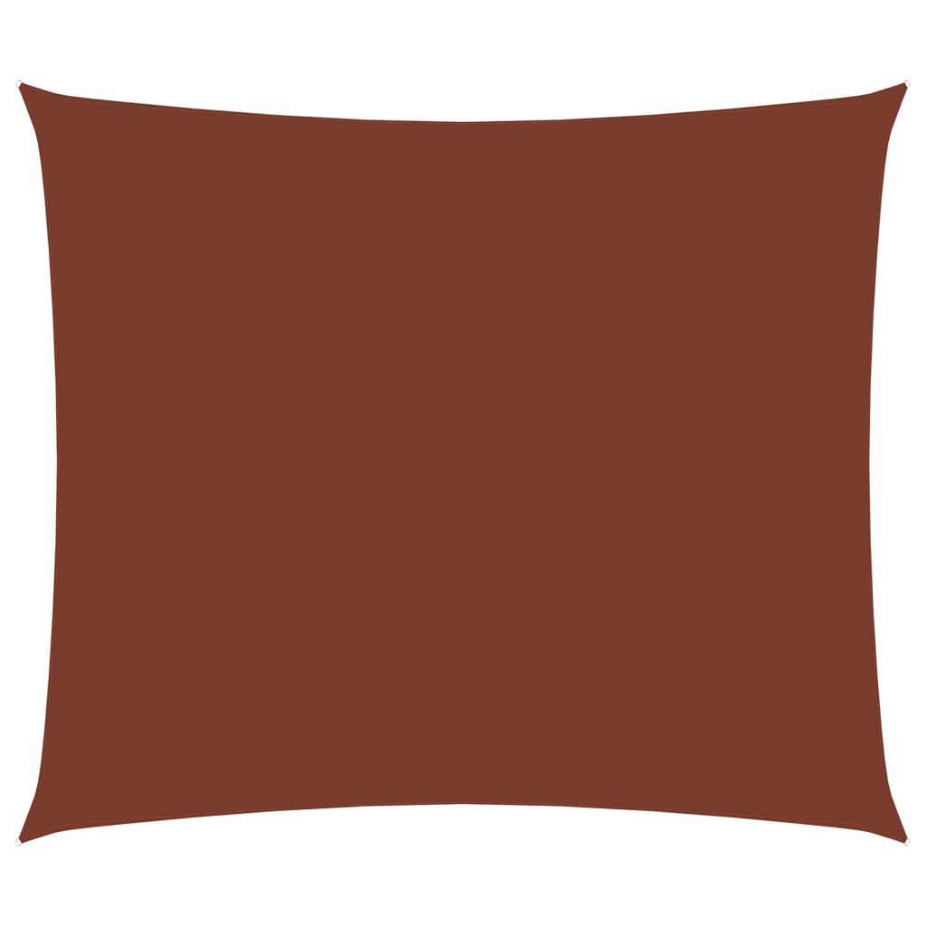 vidaXL Sunshade Sail Oxford Fabric Rectangular 4x5 m Terracotta