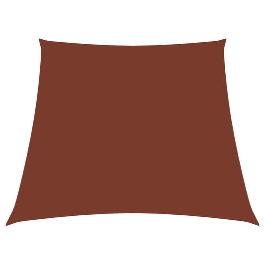 vidaXL Sunshade Sail Oxford Fabric Trapezium 3/4x3 m Terracotta