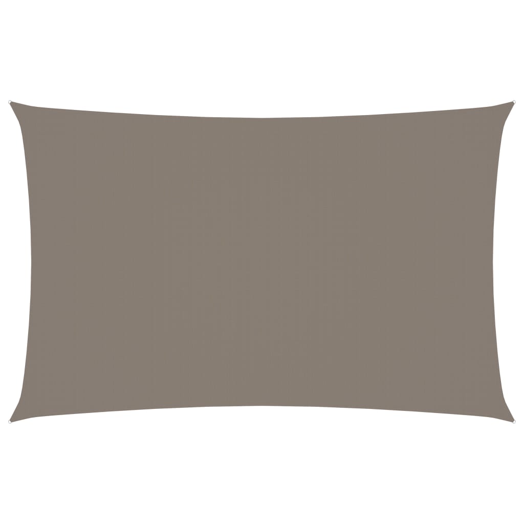 vidaXL Sunshade Sail Oxford Fabric Rectangular 2x5 m Taupe