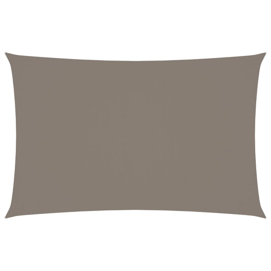 vidaXL Sunshade Sail Oxford Fabric Rectangular 2x5 m Taupe