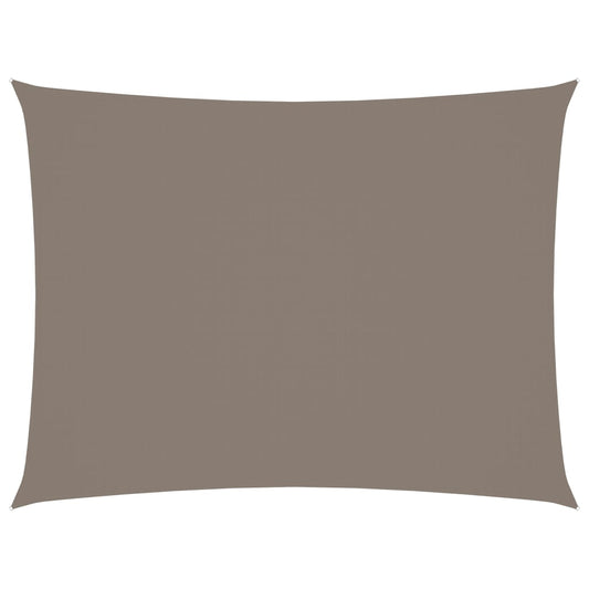 vidaXL Sunshade Sail Oxford Fabric Rectangular 6x8 m Taupe