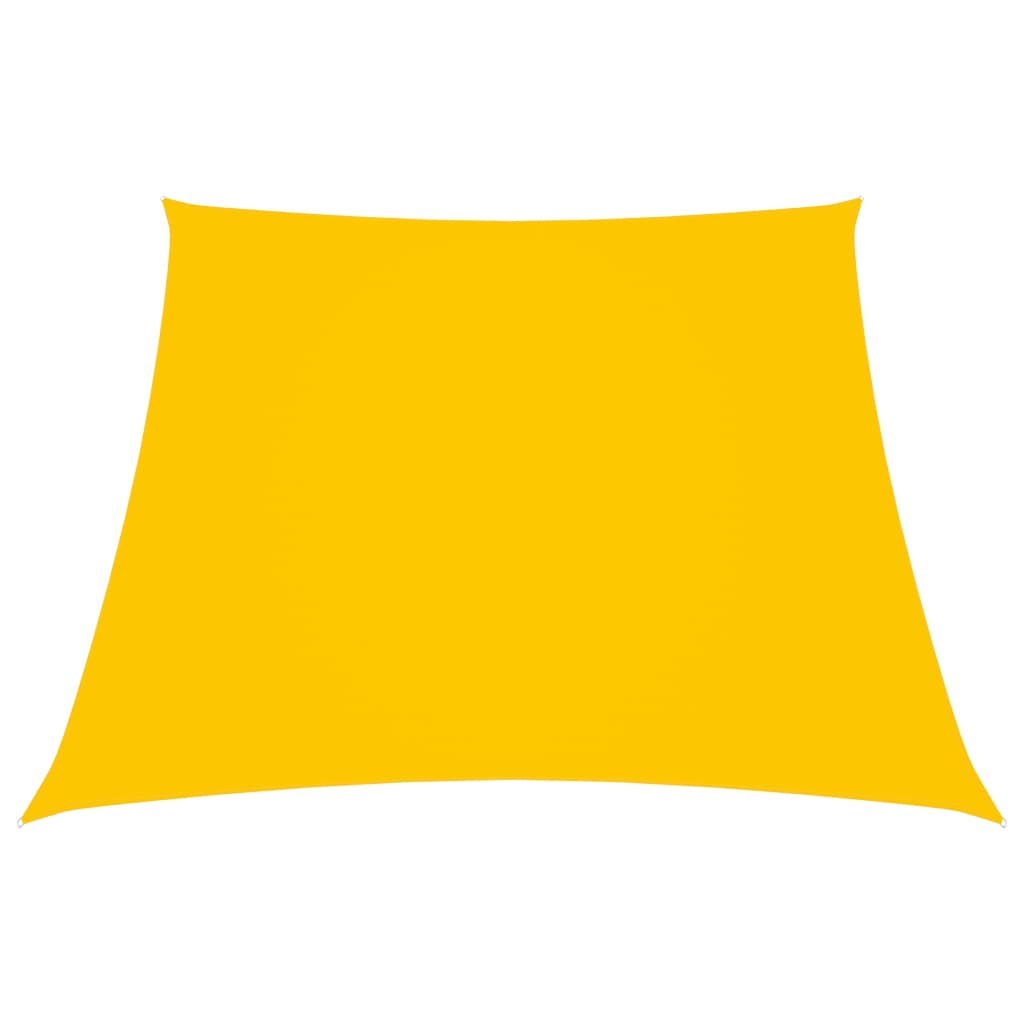 vidaXL Sunshade Sail Oxford Fabric Trapezium 3/5x4 m Yellow