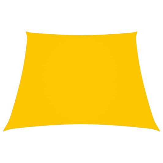 vidaXL Sunshade Sail Oxford Fabric Trapezium 3/5x4 m Yellow