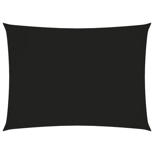 vidaXL Sunshade Sail Oxford Fabric Rectangular 2.5x4 m Black