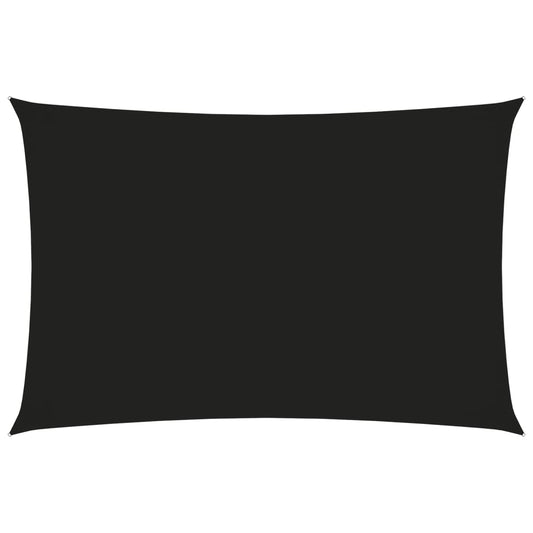 vidaXL Sunshade Sail Oxford Fabric Rectangular 3x5 m Black