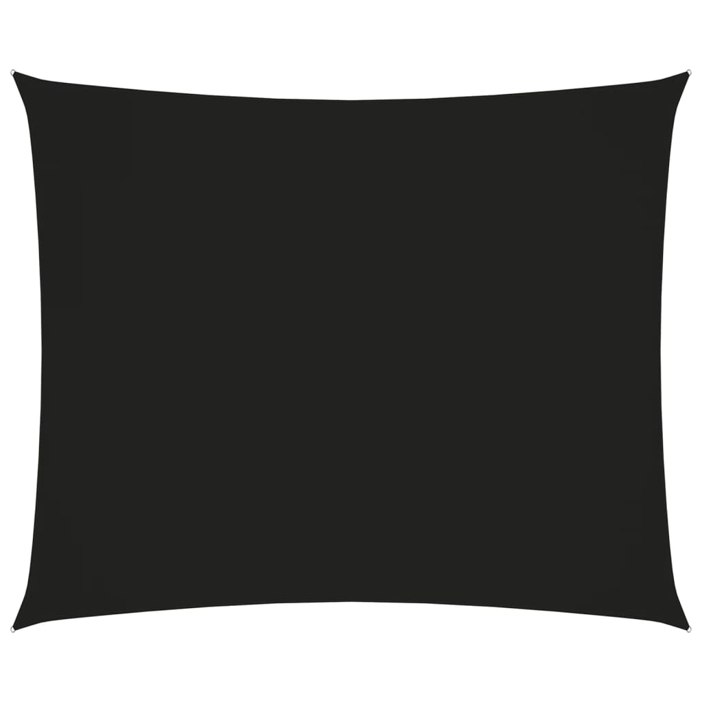 vidaXL Sunshade Sail Oxford Fabric Rectangular 3.5x4.5 m Black