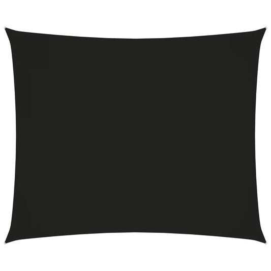 vidaXL Sunshade Sail Oxford Fabric Rectangular 3.5x4.5 m Black