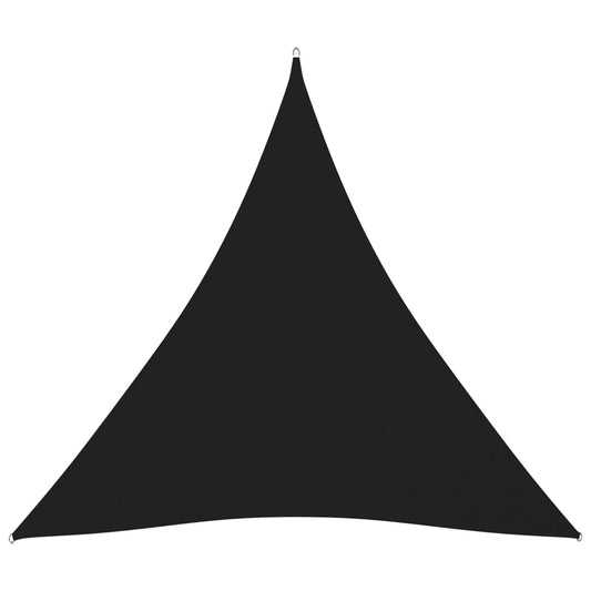 vidaXL Sunshade Sail Oxford Fabric Triangular 3.6x3.6x3.6 m Black