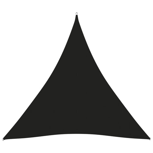 vidaXL Sunshade Sail Oxford Fabric Triangular 4.5x4.5x4.5 m Black