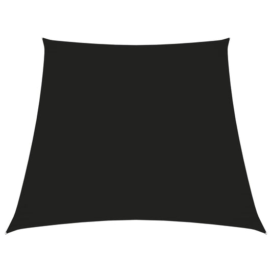 vidaXL Sunshade Sail Oxford Fabric Trapezium 2/4x3 m Black