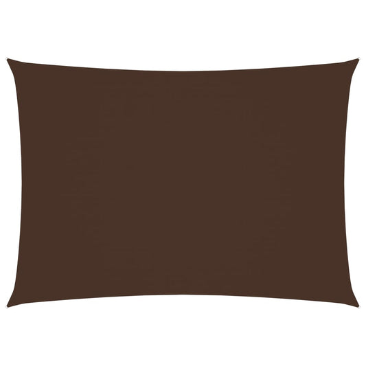 vidaXL Sunshade Sail Oxford Fabric Rectangular 2x4.5 m Brown