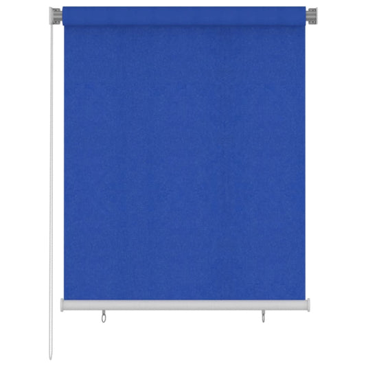 vidaXL Outdoor Roller Blind 120x140 cm Blue HDPE