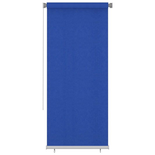 vidaXL Outdoor Roller Blind 100x230 cm Blue HDPE