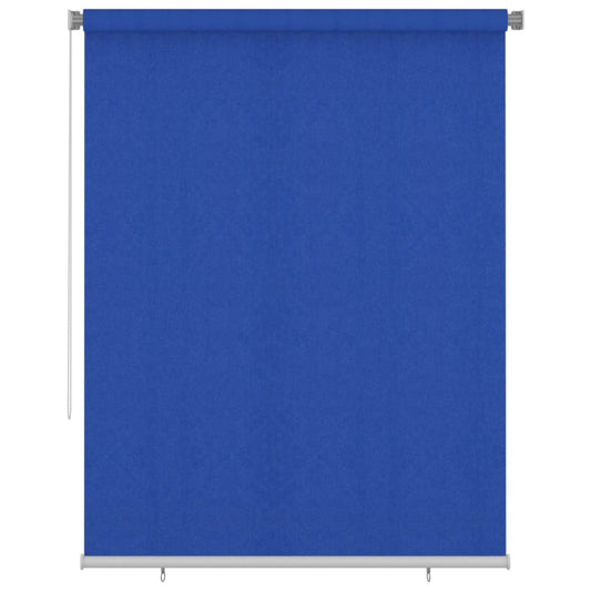 vidaXL Outdoor Roller Blind 180x230 cm Blue HDPE