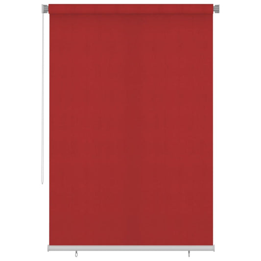 vidaXL Outdoor Roller Blind 160x230 cm Red HDPE
