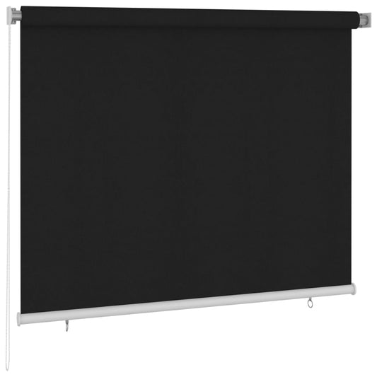 vidaXL Outdoor Roller Blind 180x140 cm Black