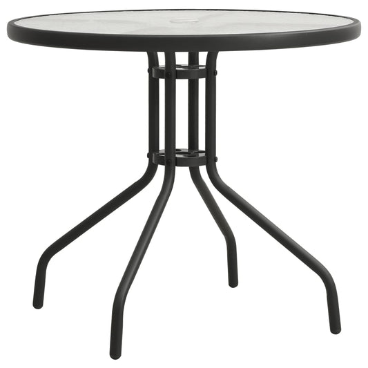 vidaXL Bistro Table Anthracite Ì÷80x71 cm Steel