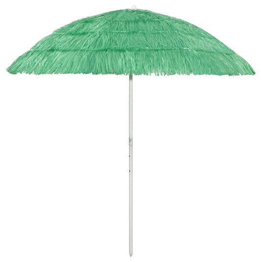 vidaXL Hawaii Beach Umbrella Green 240 cm