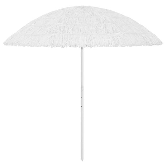vidaXL Hawaii Beach Umbrella White 300 cm