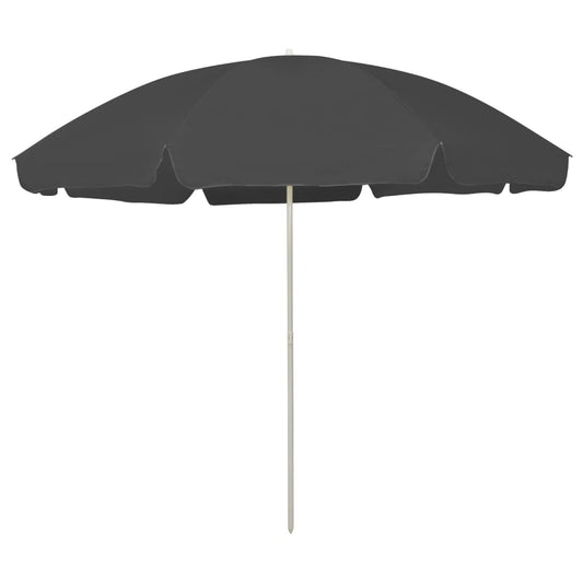 vidaXL Beach Umbrella Anthracite 300 cm