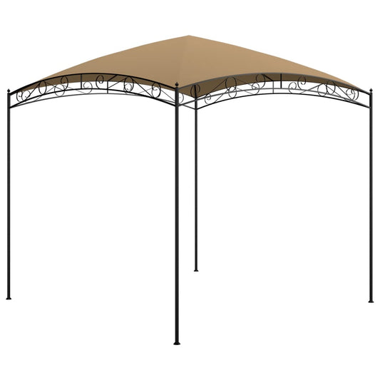 vidaXL Gazebo 3x3x2.65 m Taupe 180 g/må_
