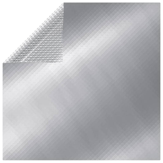 vidaXL Rectangular Pool Cover 1200x600 cm PE Silver