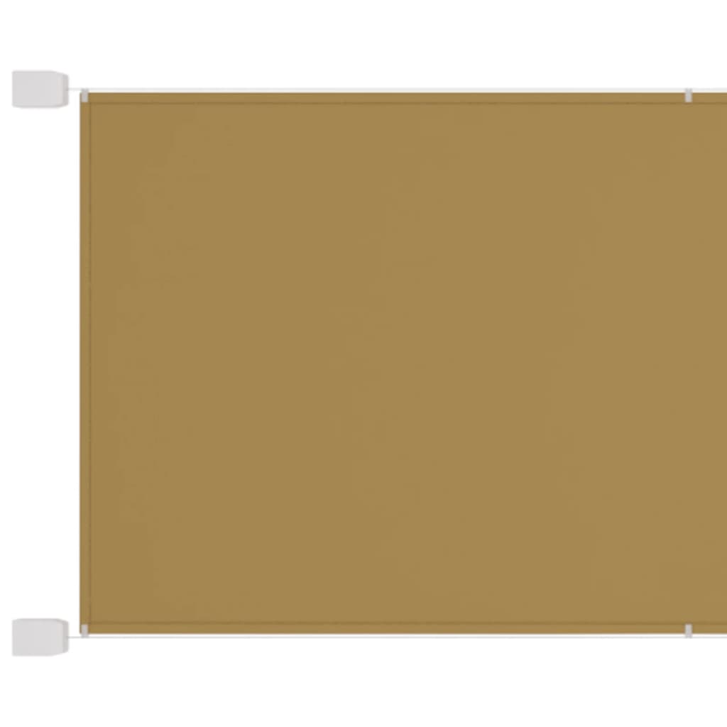 vidaXL Vertical Awning Beige 60x360 cm Oxford Fabric