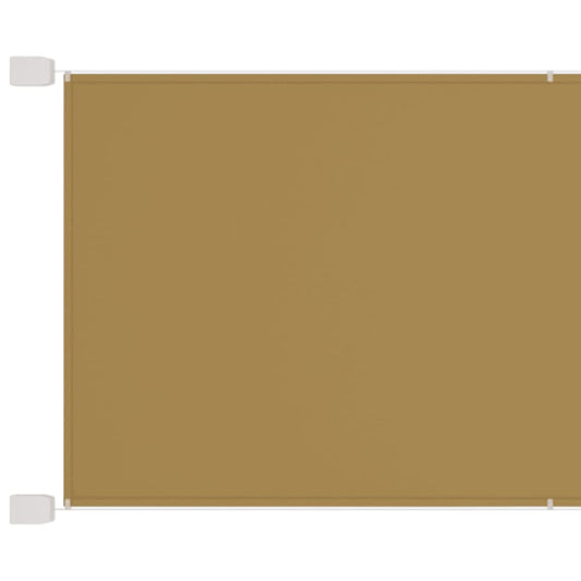 vidaXL Vertical Awning Beige 60x420 cm Oxford Fabric