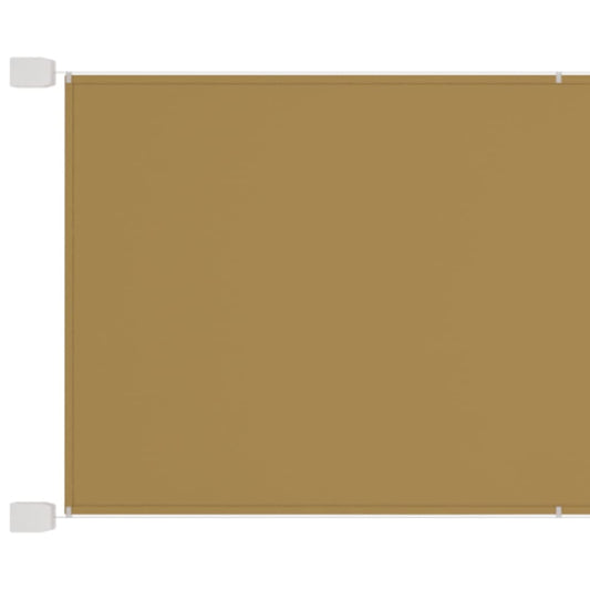 vidaXL Vertical Awning Beige 60x800 cm Oxford Fabric