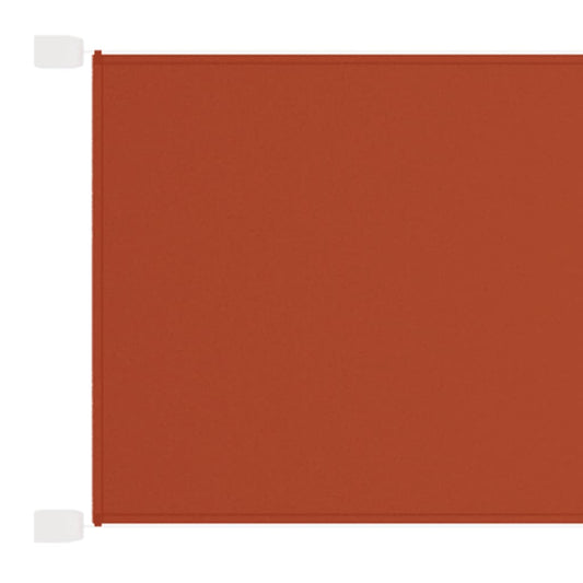 vidaXL Vertical Awning Terracotta 100x270 cm Oxford Fabric