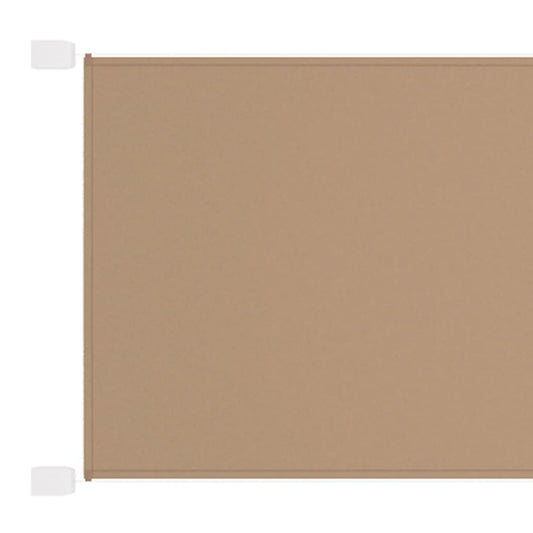 vidaXL Vertical Awning Taupe 180x360 cm Oxford Fabric