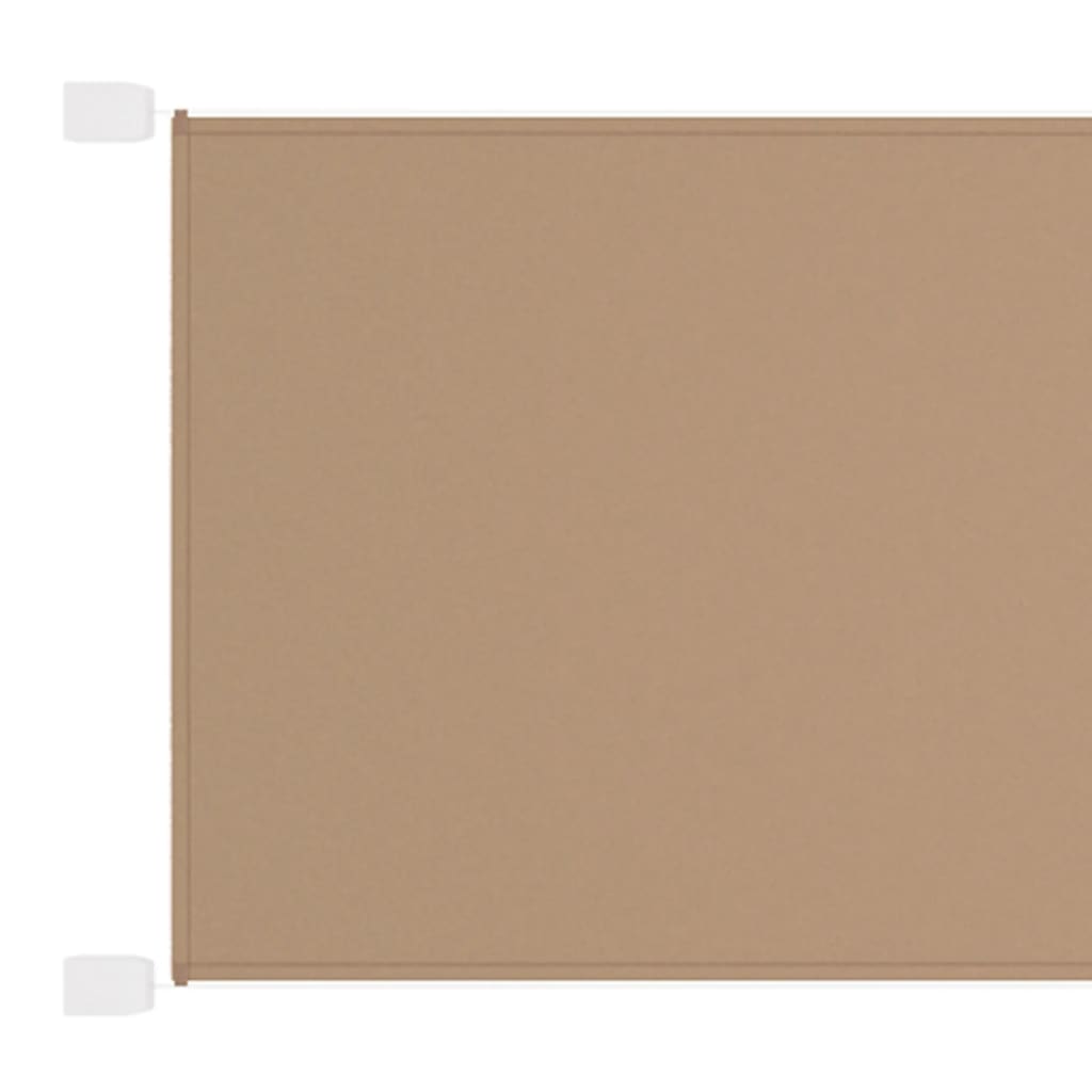 vidaXL Vertical Awning Taupe 250x270 cm Oxford Fabric