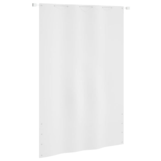 vidaXL Balcony Screen White 160x240 cm Oxford Fabric