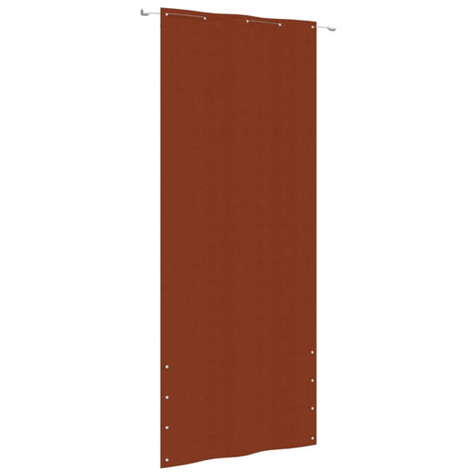 vidaXL Balcony Screen Terrecotta 100x240 cm Oxford Fabric