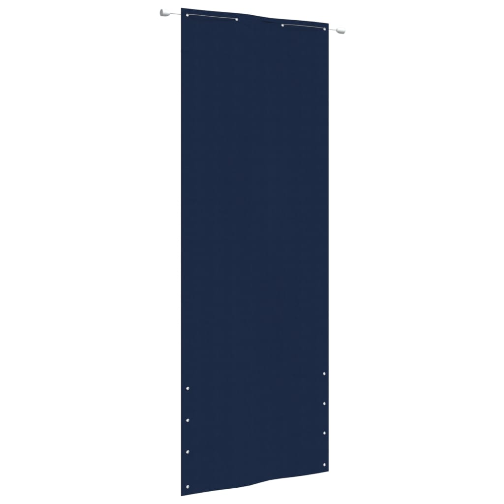 vidaXL Balcony Screen Blue 80x240 cm Oxford Fabric