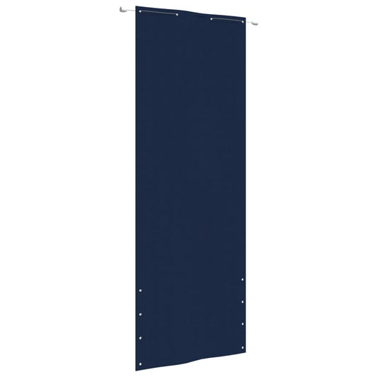 vidaXL Balcony Screen Blue 80x240 cm Oxford Fabric