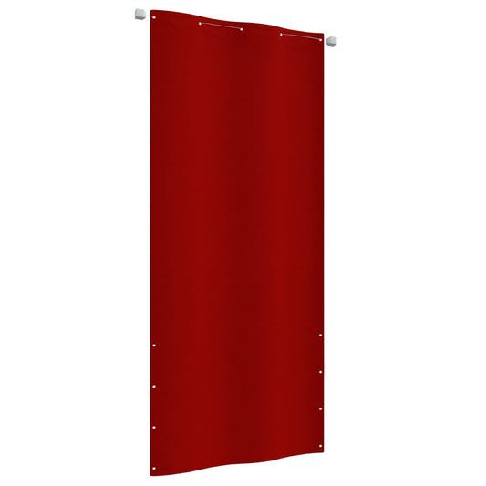 vidaXL Balcony Screen Red 100x240 cm Oxford Fabric