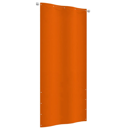 vidaXL Balcony Screen Orange 100x240 cm Oxford Fabric