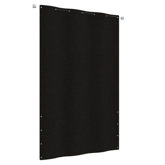 vidaXL Balcony Screen Black 140x240 cm Oxford Fabric
