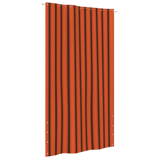 vidaXL Balcony Screen Orange and Brown 140x240 cm Oxford Fabric