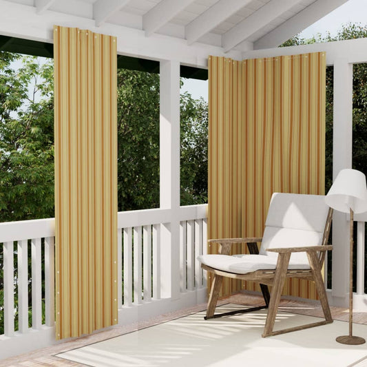 vidaXL Balcony Screen Yellow and Orange 100x240 cm Oxford Fabric