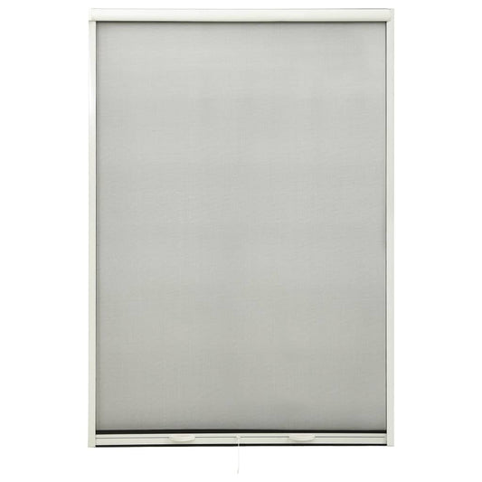 vidaXL Roll down Insect Screen for Windows White 110x170 cm