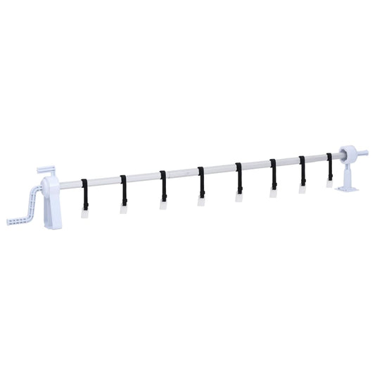 vidaXL Pool Cover Roller with Plastic Base